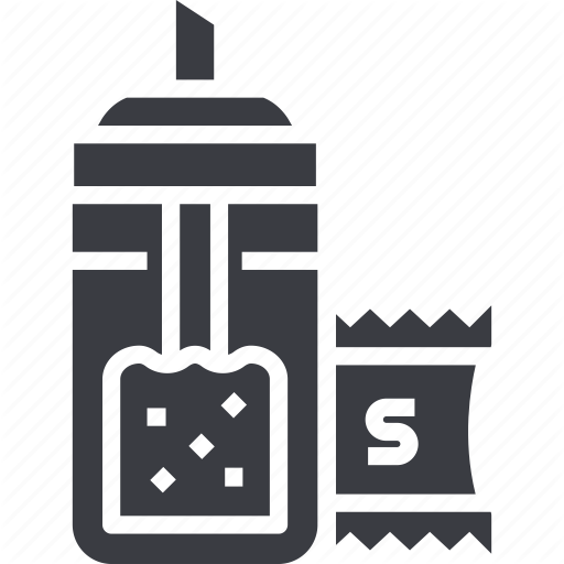 Bottle, Coffee, Pack, Packs, Sachet, Sugar Icon