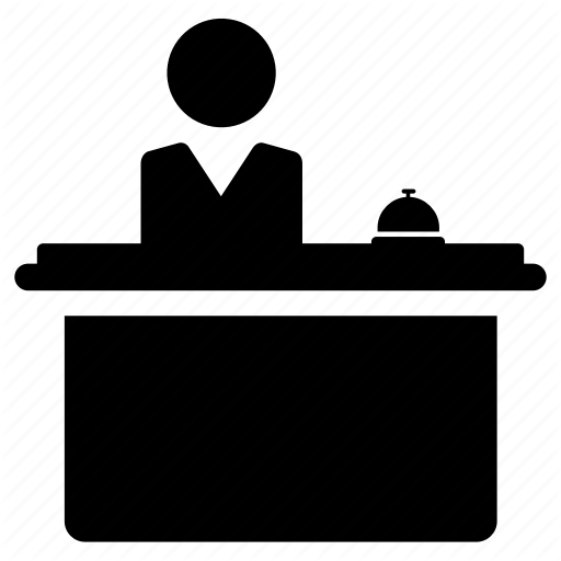 Front Desk, Hotel, Reception Icon