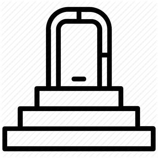 Door Front, Entrance Door, Exit Door, Interior, Stairs Icon