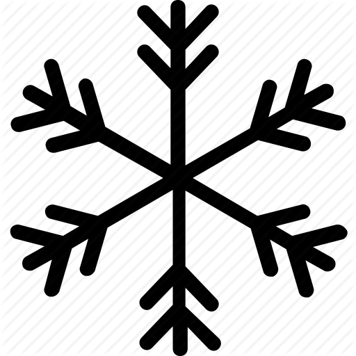 Christmas, Frost, Snow Falling, Snowflake, Winter Icon