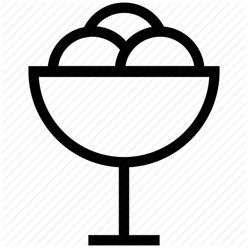 Dessert, Frozen Yogurt, Ice Cream, Ice Cream Ball, Sweet Icon