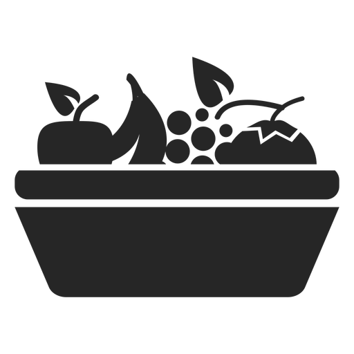 Fruit Basket Flat Icon