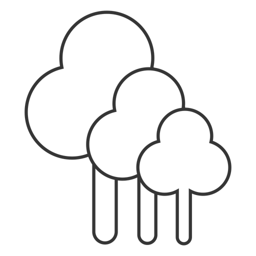 Line Style Tree Icon