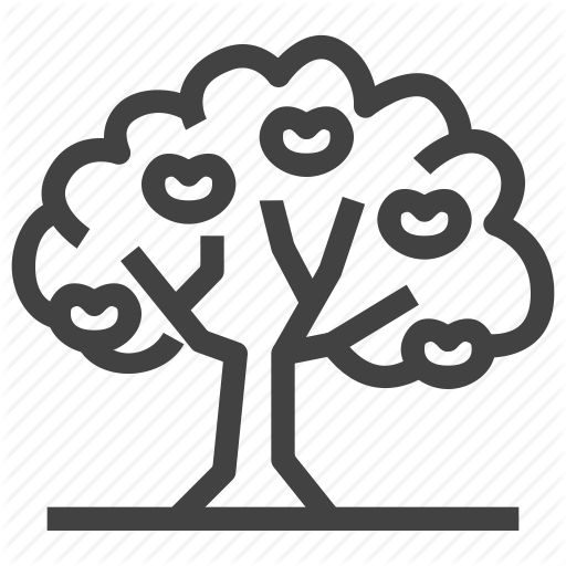 Apple, Food, Fruit, Tree Icon