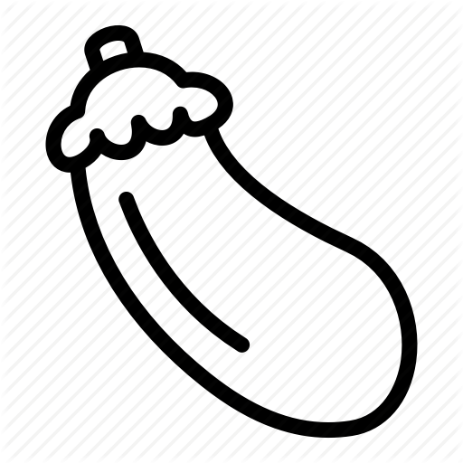 Crop, Eggplant, Fruits, Vegetable Icon