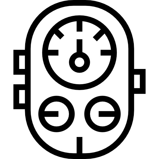 Meter, Gauge, Dashboard, Fuel, Circle Icon