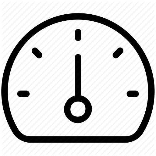 Dashboard, Fuel, Gauge, Half, Measure, Meter, Speedometer Icon