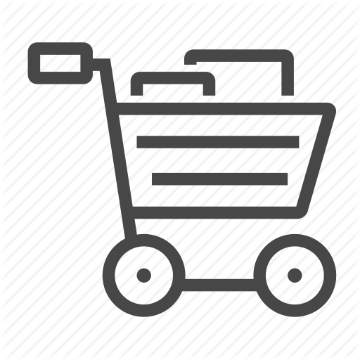 Buy, Buying, Cart, Full, Groceries, Shopping, Shopping Cart Icon