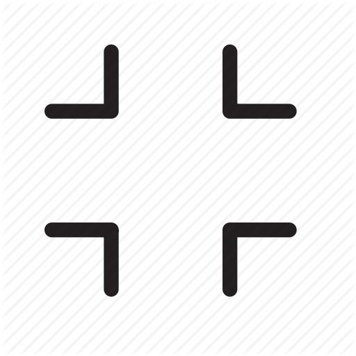 Collapse, Condense, Exit, Fullscreen, Minimize, Screen, Window Icon