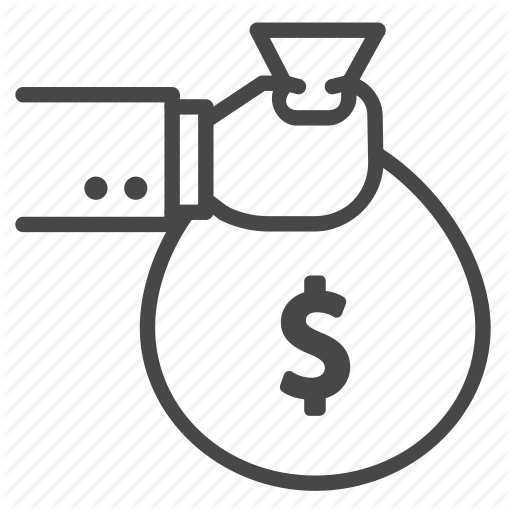 Accounting, Budget, Debt, Finance, Funding, Investing, Money Bag Icon