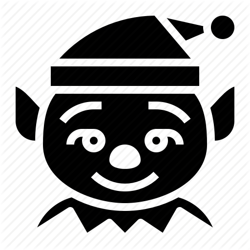 Christmas, Cute, Elf, Funny Icon