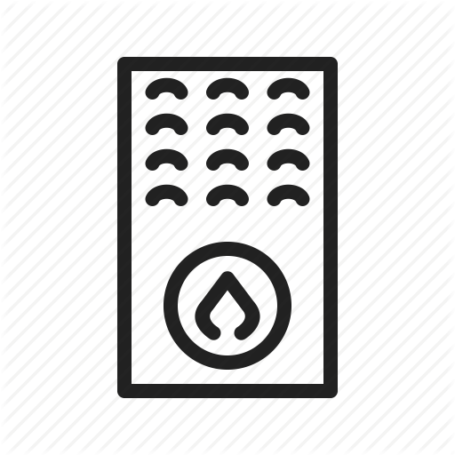 Boiler, Furnace, Gas, Heater, Heating, Hot, Pipe Icon