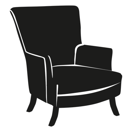 Wingback Chair Flat Icon