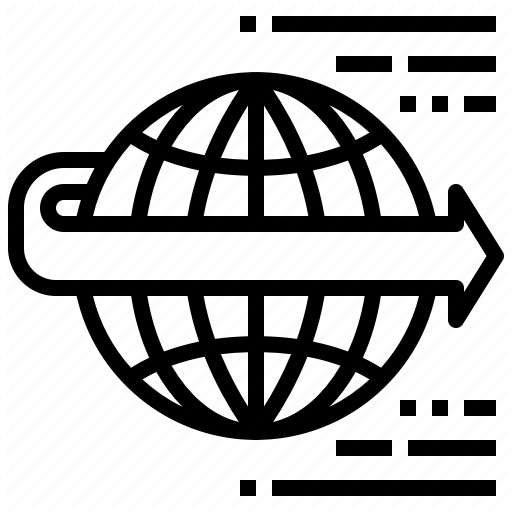 Forward, Future, Futuristic, Moving, World Icon