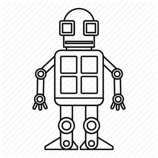 Futuristic, Line, Machine, Outline, Robot, Robotic, Thn