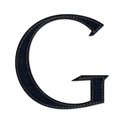 Google G Icon Blue Jeans Social Media Iconset