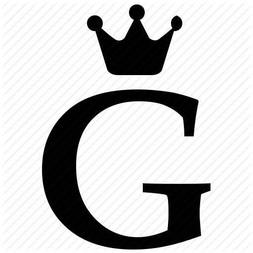 Alphabet, Crown, English, G, Letter, Royal Icon
