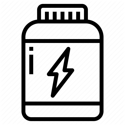 Gain, Muscle, Powder, Protein, Supplements Icon