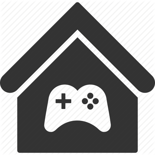 Building, Game Center, Home, House, Play, Real Estate, Sports Icon