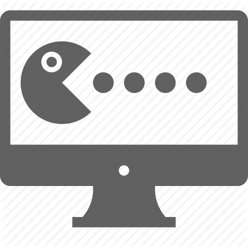 Desktop, Development, Game, Monitor, Pacman, Virus Icon