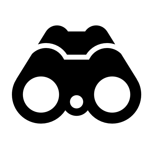 Binoculars Flat Icon Free Flat Icons All Shapes, Colors