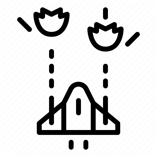 Arcade, Game, Space Ship, War Icon