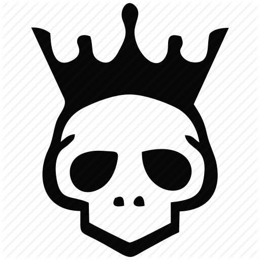 Crown, Death, Game, King, Over, Premium, Royal Icon