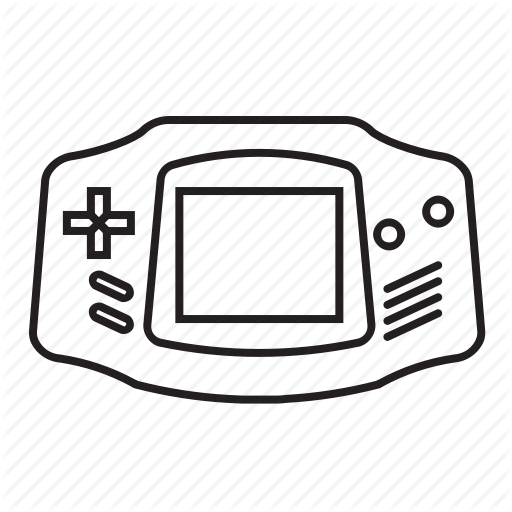 Advance, Controller, Game, Game Device, Gameboy, Gamepad, Gaming Icon