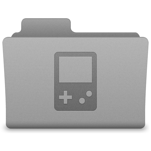 Grey Games Folder Icon