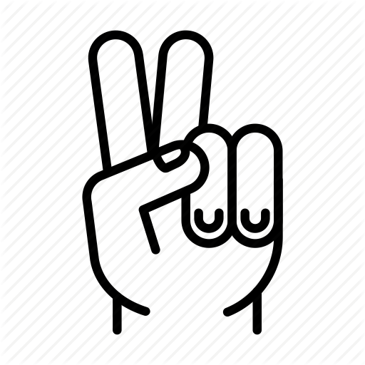 Finger, Gesture, Hand, Victory, Winner Icon