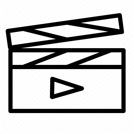 Clapperboard, Film, Movie, Movie Tools, Video, Video Maker Icon