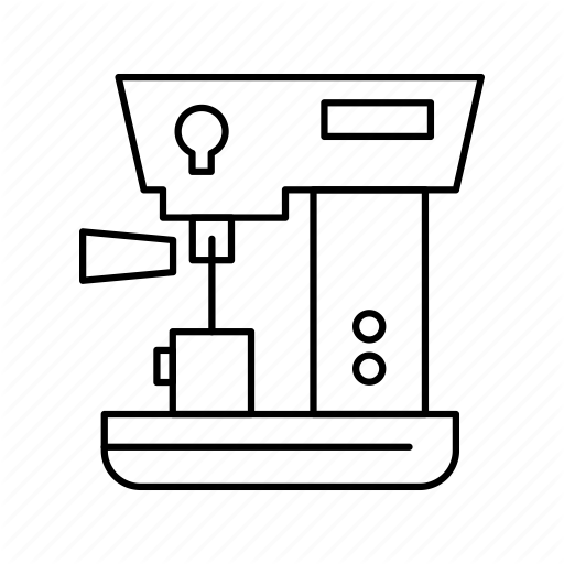 Coffee, Electronic Device, Machine, Maker Icon