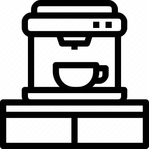 Coffee, Furniture, Home, Interior, Maker Icon