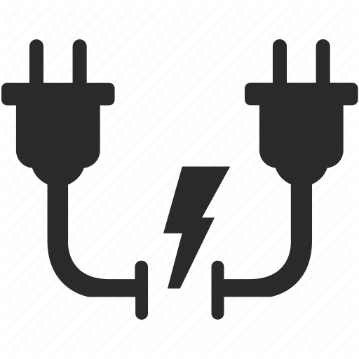 Connection, Electric, Electricity, Gap, Power, Shock, Socket Icon