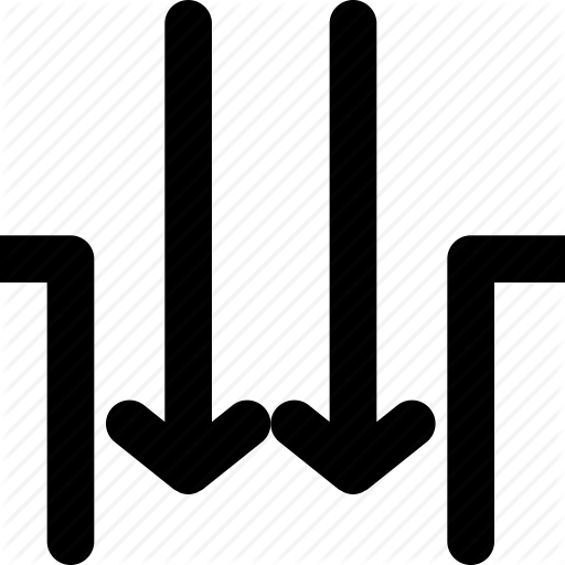 Arrow, Arrows, Creative, Direction, Down, Gap, Grid, Inside