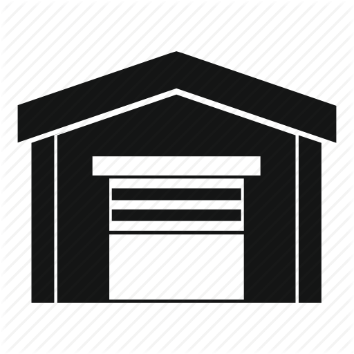 Car, Door, Garage, Home, Real, Roof, Transportation Icon