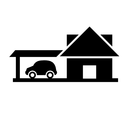 House With Garage Icons Free Icons Download