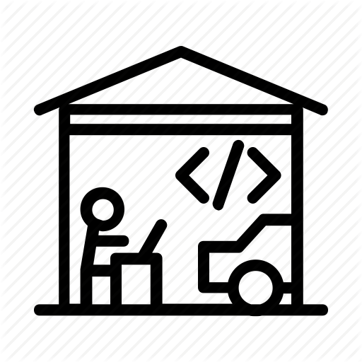 Coding, Garage, Startup Icon