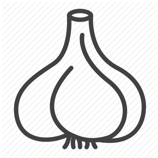 Garlic, Vegetable Icon