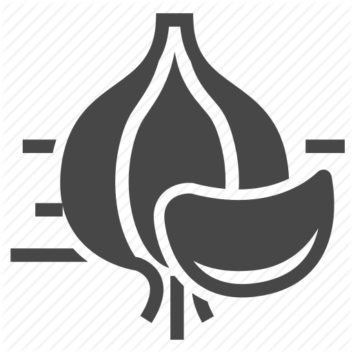 Food, Garlic, Vegetables Icon