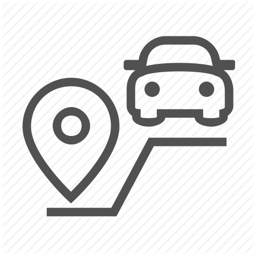 Car, Gps, Location, Map, Navigation, Pin, Route, Vehicle Icon