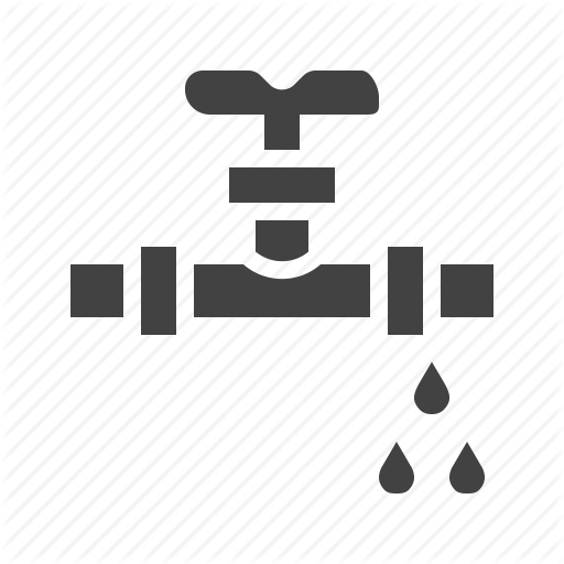 Leak, Pipe, Plumbing, Valve, Water Icon
