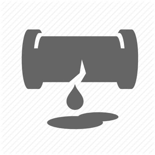 Drop, Fuel, Leak, Leakage, Oil, Pipe, Pipeline Icon