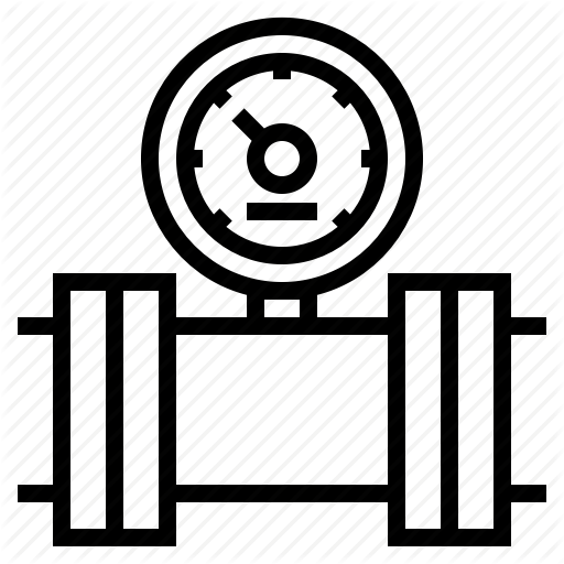 Gas, Gauge, Industry, Meter, Oil, Pipe, Pipeline Icon