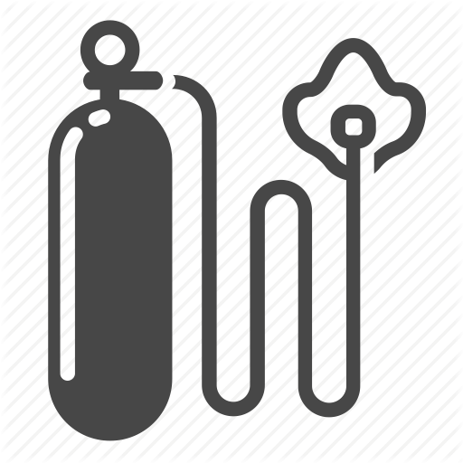 Equipment, Gas, Health, Hiking, Medical, Oxygen, Tank Icon