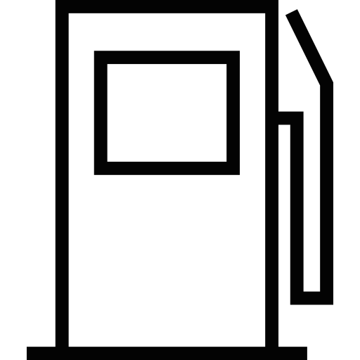 Gasoline, Station, Interface Icon