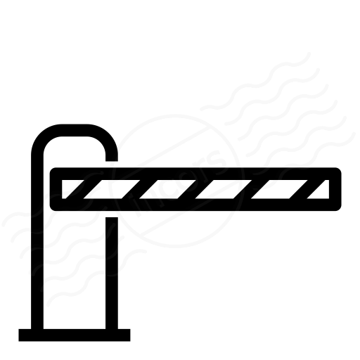 Iconexperience I Collection Barrier Closed Icon