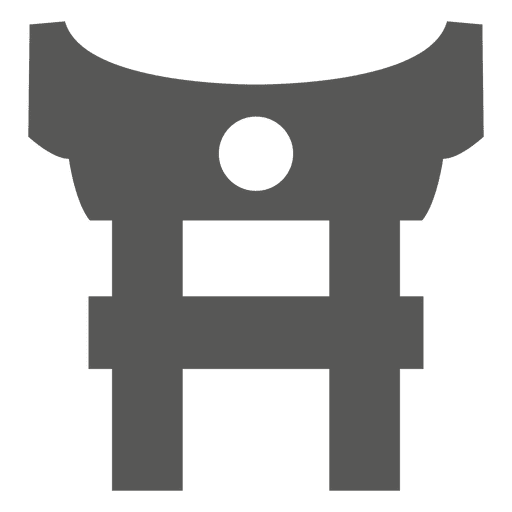 Traditional Japanese Gate Icon