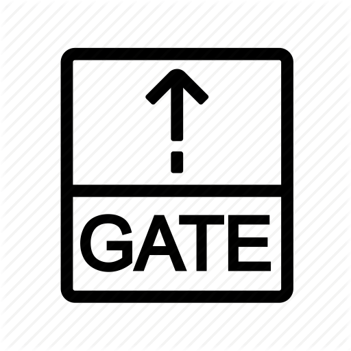 Airport, Aviation, Gate, Transport Icon