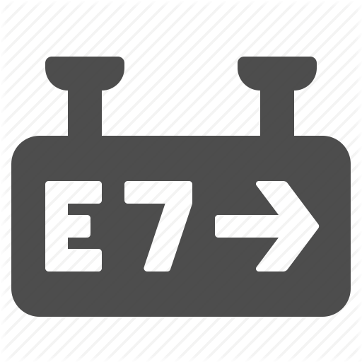 Airport, Gate, Sign Icon